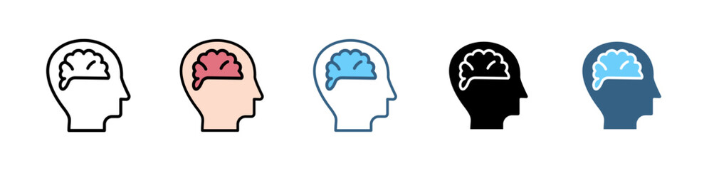 PERCEPTION icons with various styles and colors
