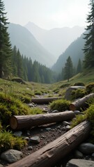 mountain lake in the mountains