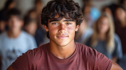 Fototapeta premium Portrait of a Confident Teenager