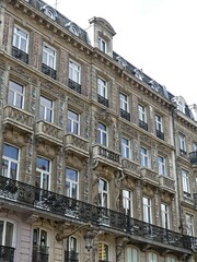 Lille, May 2025: Visit the beautiful city of Lille, France.. View of the superb facades of Flemish-style houses