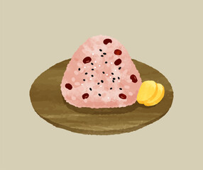 赤飯おにぎり