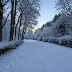 Fototapeta premium Schnee 