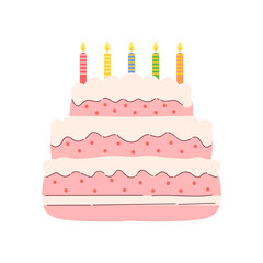 Dessert & Birthday Cakes – Cute Hand-Drawn Collection