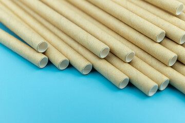 Paper straws made of eco-friendly materials