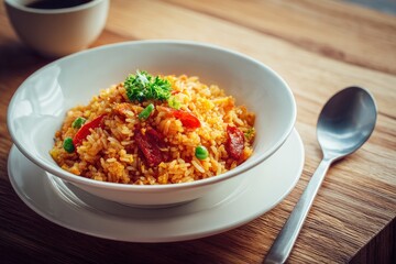 Savory Fried Rice: A Warm and Delicious Culinary Scene
