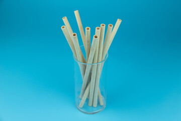 Straws made of eco-friendly bamboo