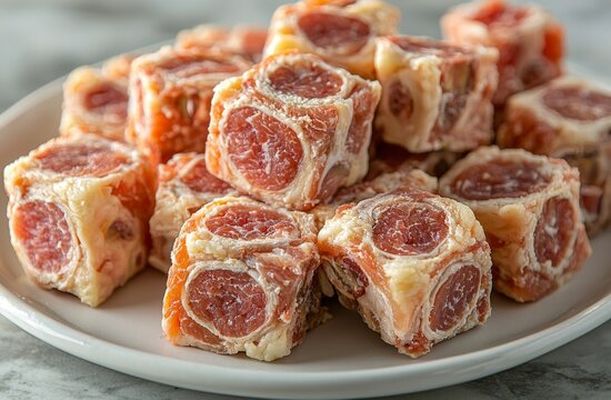 Uncooked chicken bones are ideal for making soup and chicken broth, and they can also be referred to as a fresh chicken skeleton or chicken bone carcass