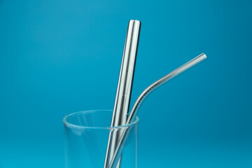 Stainless steel straw made of metal