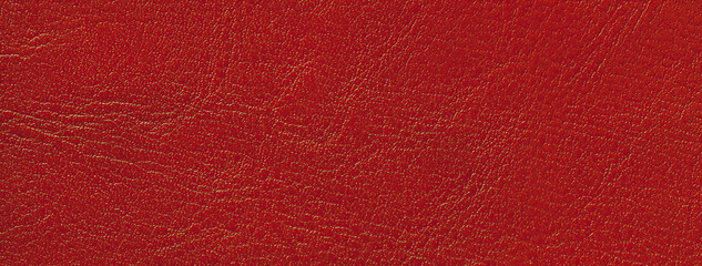 Dark red leather texture background, closeup. Brick cracked backdrop from wrinkle skin.