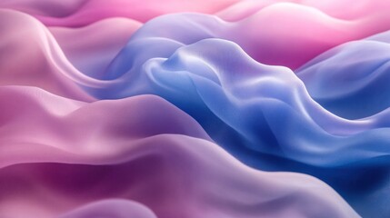 Obraz premium Abstract Pastel Fabric Drapery: A Symphony of Soft Hues