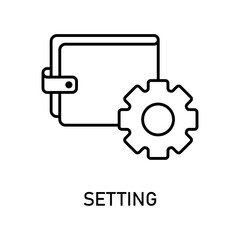 Icon a setting, isolated against a clean background.