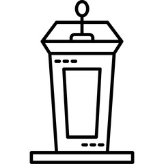 Debate Stage Icon