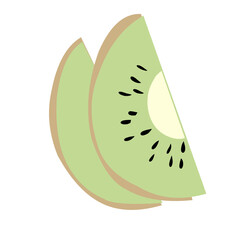 Kiwi Fruit Vector Illustration