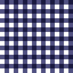 blue and white checkered tablecloth