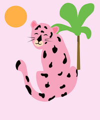  Gepard – ilustracja wektorowa © Laura