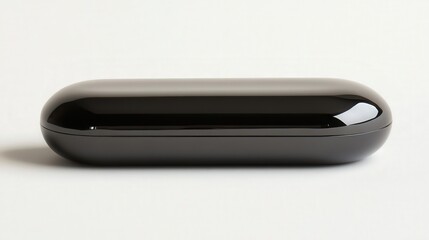 glasses case with a glossy exterior, featuring a smooth interior lining for enhanced eyewear protection.