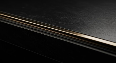Luxurious Black and Gold Surface Texture