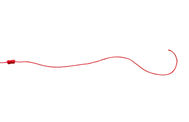 Red Snake-like Figure