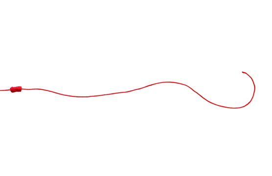 Red Snake-like Figure