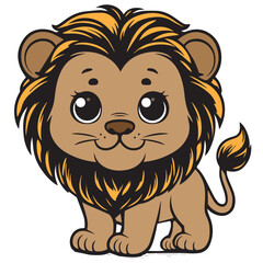 cartoon lion cartoon