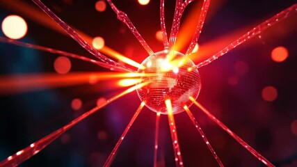 Glowing neural network connections: dynamic red energy and light filaments - Powered by Adobe