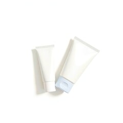 facial skincare bottle mockup