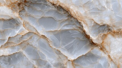 Naklejka premium Elegant Onyx Marble Texture Close Up Showing Veins and Patterns in Pale Gray and Brown Colors Studio Shot