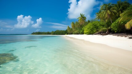 Fototapeta premium Tropical beach paradise. (4)