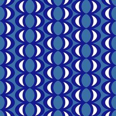 Fototapeta premium Indian ethnic tribal fabric pattern featuring floral designs in blue tones. Inspired by traditional Indian ethnic painting, this design embodies ethnic meticulous beauty and cultural elegance. This wo