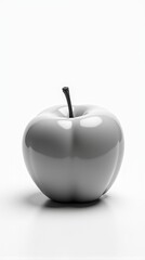 Obraz premium Monochrome Apple Still Life A Classic Fruit Study in Black and White