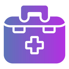 Obraz premium first aid kit Gradient icon