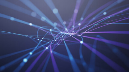 Fototapeta premium Abstract digital graph with clean lines and gradient lighting, embodying modern minimalism and professional clarity. 