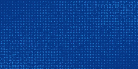Blue Tech Finance Fintech Background Abstract Pixel Pattern. Abstract Business Tech Science Vector Backdrop.