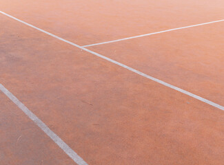 Fototapeta premium detail of a tennis court in the outskirts of La Spezia