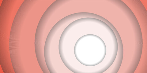 pink gradient composition background. Composition of smooth and soft pink color abstract circle paper cut.