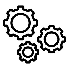 engine Line Icon