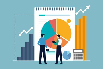 finance investment vector graphics