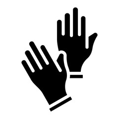 gloves Solid icon