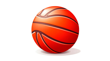 Fototapeta premium Basketball Ball Sport Supply Icon Vector Illustration for Sporting Goods Websites
