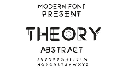 Creative Design vector Font of twisted Ribbon for Title, Header, Lettering, Logo. Funny Entertainment Active Sport Technology areas Typeface. Colorful rounded Letters and Numbers.