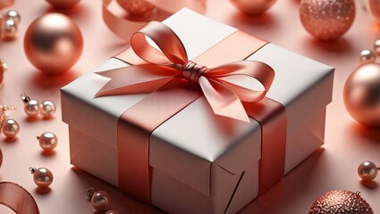 Elegant Gift Box with Satin Ribbon