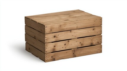 Rustic Wooden Crate, Empty Box, Storage, Farm