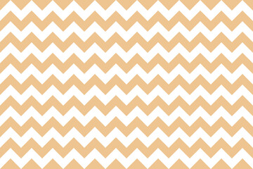 Burlywood and white color Zig zag seamless pattern.
