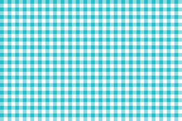 Turquoise and white color plaid pattern background. plaid pattern background. Seamless pattern.