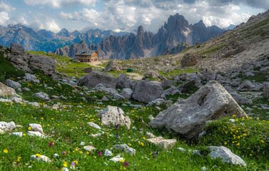 Trail to Tre Cime , Dolomites Italy