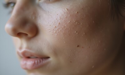 Obraz premium Young Woman Posed by Window in Soft Natural Light Portrait