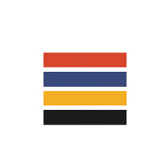 Fototapeta premium coloful striped logo icon