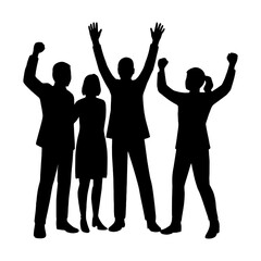 Celebration in Silhouette Form.