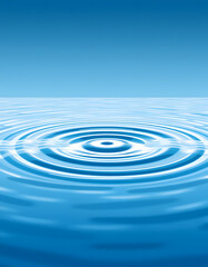 Gentle undulations across the liquid surface, flat design. with white shades