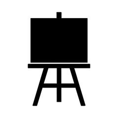 Minimalist Chalkboard on Wooden Easel